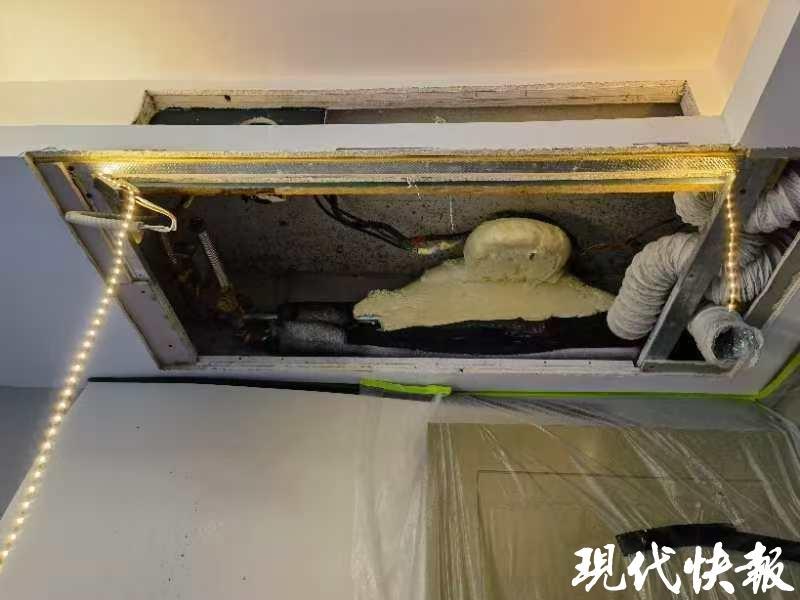 熊猫体育快快帮｜空调新风系统施工太“水”新小区几十户成“水帘洞”(图4)